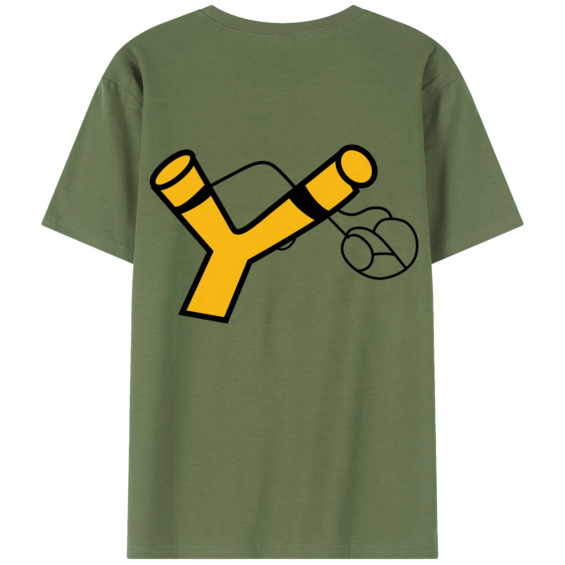 （画像用） Angry Birds アングリーバード 綿100％ メンズ半袖Tシャツ（バックプリント） 通気性
